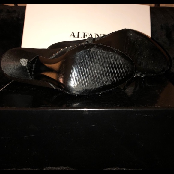 Alfani Satin and Rhinestone Peeptoe Heels - Picture 6 of 7